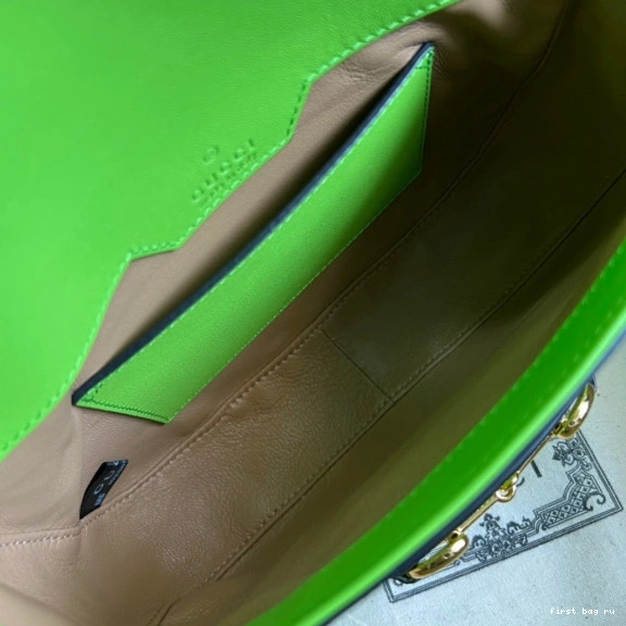 First bag ru Gucci mini lizard 1955 Horsebit bag 0726